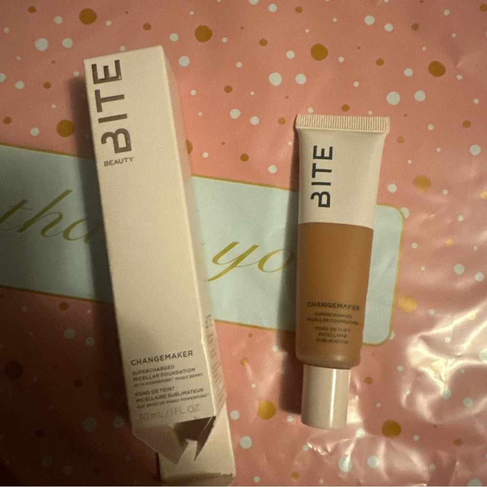 Bite Beauty Changemaker Supercharged Micellar Foundation | NIB | 1 Fl Oz | T115